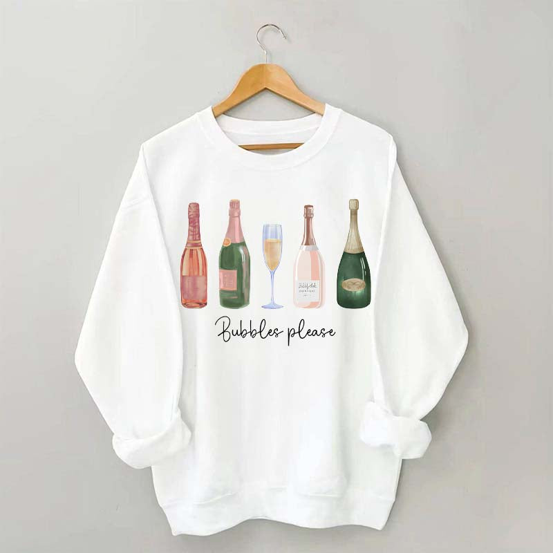 Bubble Please Champagne Sweatshirt