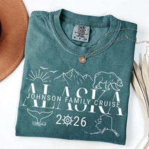 Custom Alaska Cruise Group Matching Vacation T-Shirt
