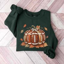 Fall Game Day Football Pumpkin Sweatshirt
