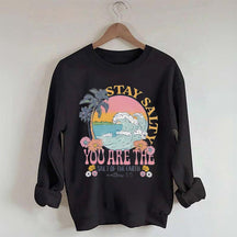 Stay Salty Bible Verse Beach Sweatshirt