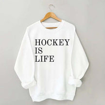 Hockey Is Life Minimalist Sweatshirt