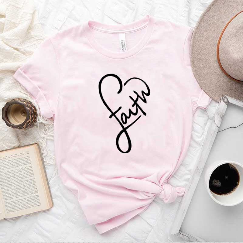 Faith Heart Religous T-Shirt
