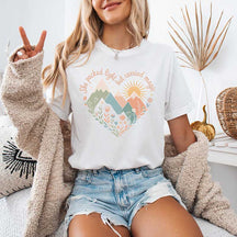 Hiking Wildflower Outdoorsy T-Shirt