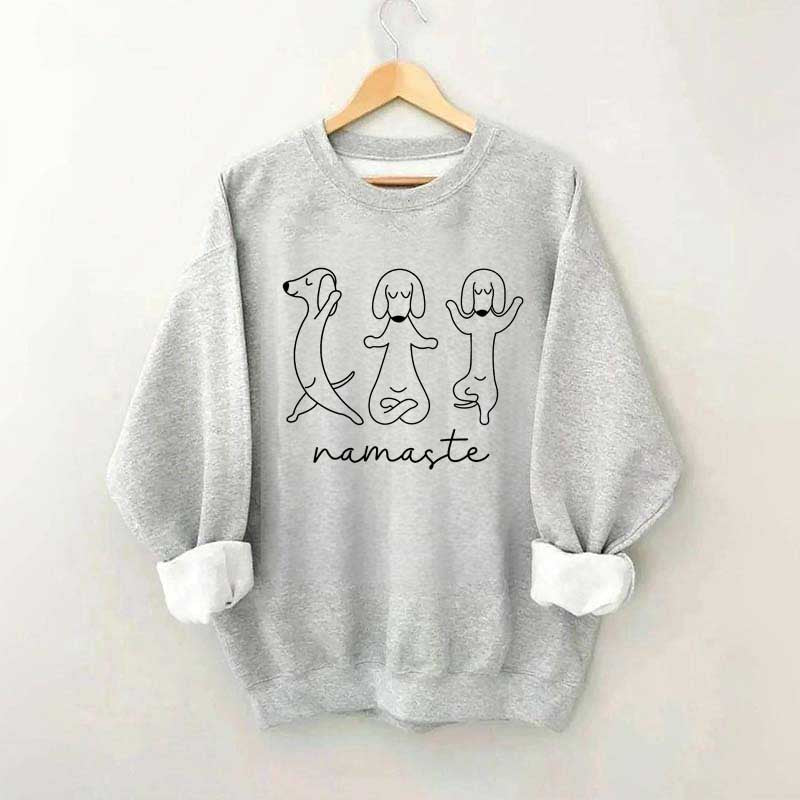 Dog Yoga Namaste Sweatshirt