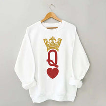 Queen Of Hearts Sweatshirt
