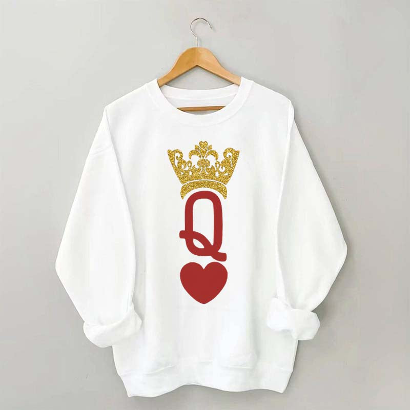 Queen Of Hearts Sweatshirt