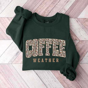 Retro Coffee Weather Lover Sweatshirt