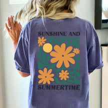 Sunshine and Summertime Flowers T-Shirt
