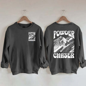 Powder Chaser Funny Skiing Sweatshirt