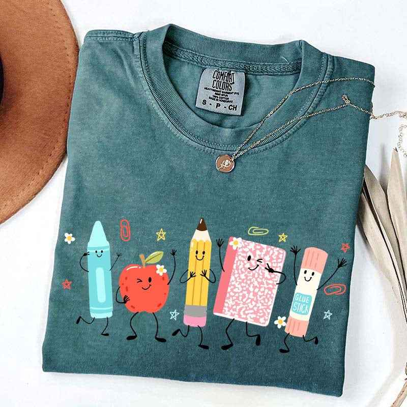 Cute School Supplies Comfort Colors T-Shirt