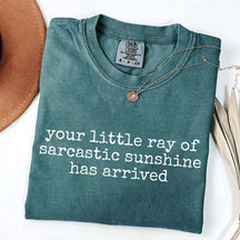 Your Little Ray of Sarcastic Sunshine Has Arrived T-Shirt
