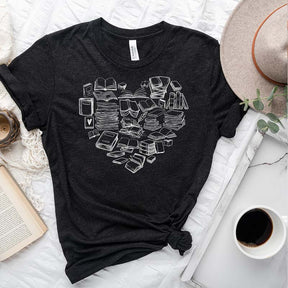 Book Heart T-Shirt