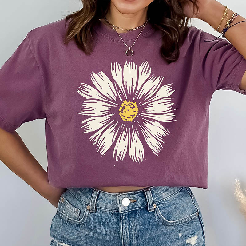 Cute Boho Floral Daisy Wildflower T-shirt