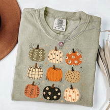 Boho Pumpkin Harvest Season Halloween T-Shirt