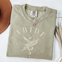 ABIDE Faith Based Streetwear T-Shirt