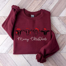 Cow Lover Farm Christmas Gifts Sweatshirt