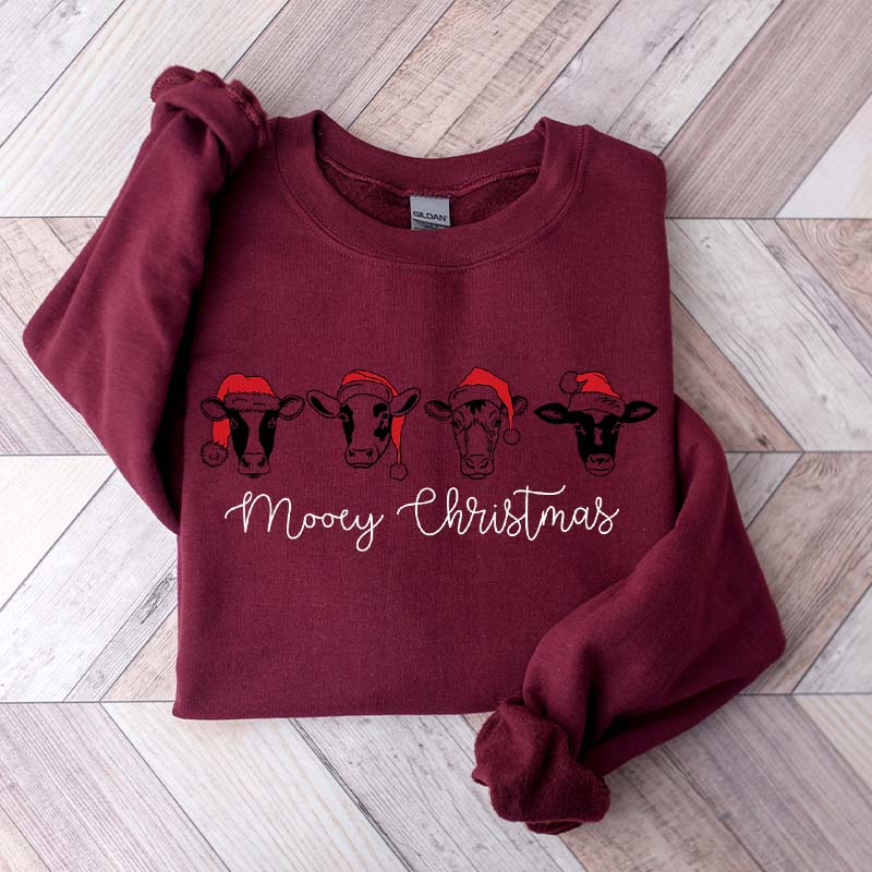 Cow Lover Farm Christmas Gifts Sweatshirt