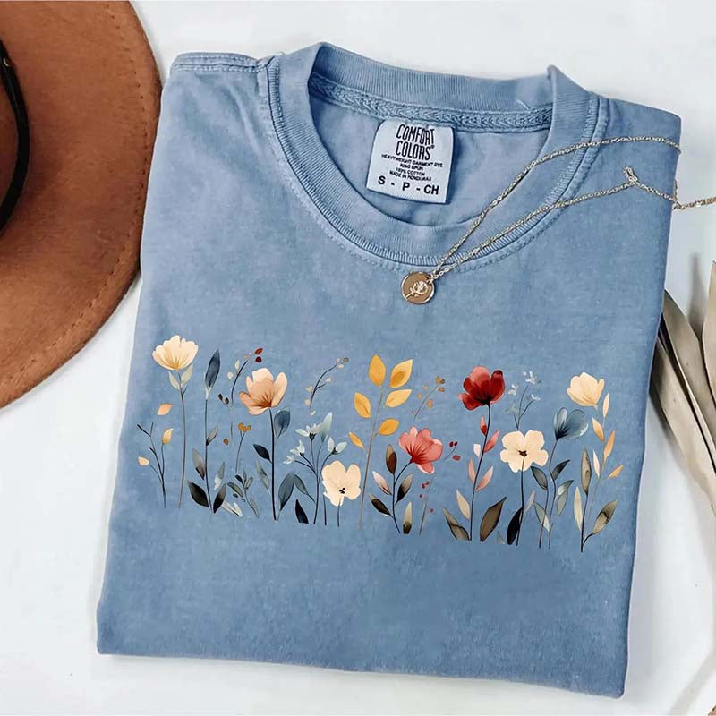 Comfort Colors Wild Flower Nature T-Shirt