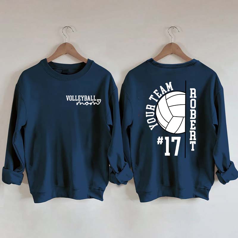 Personalized Team Spirit Volleyball Sweatshirt