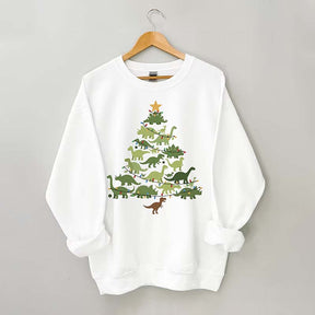 Dinosaurs Christmas Tree Sweatshirt