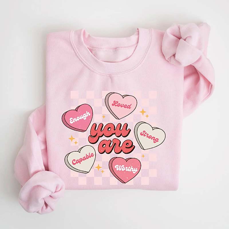 Retro Teacher Valentines Sweatshirt