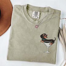 Weenies and Martinis Dachshund Weenie Tini T-Shirt
