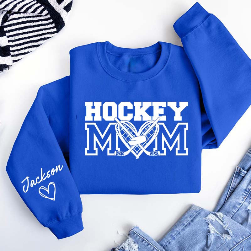 Personalized Hockey Mom Sweatshirt