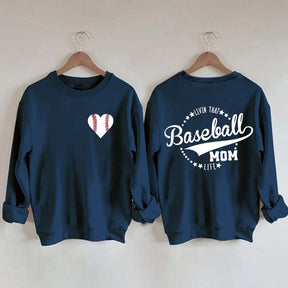 Heart & Baseball Sweatshirt