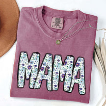 Vintage Floral Mama Mothers Day T-Shirt