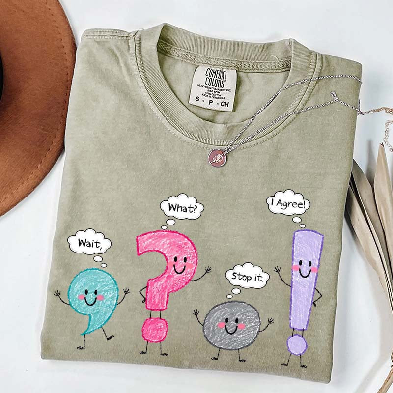 Punctuation English Teacher T-Shirt