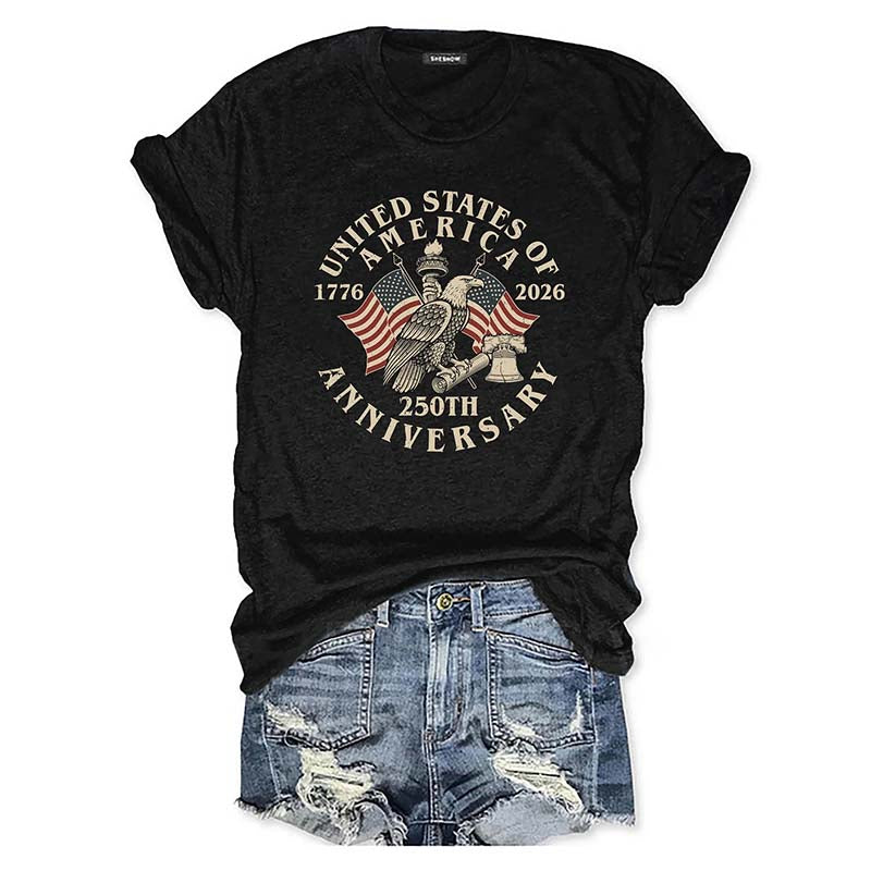 Usa 250th Anniversary Independence Day T-shirt
