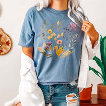 Summer Pressed Flowers T-shirt