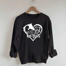 Just a Girl Who Loves Horses Sweatshirt