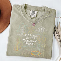 I'd Rather Be At America Parks Lovers T-Shirt