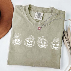 Minimalist Halloween Pumpkin T-Shirt