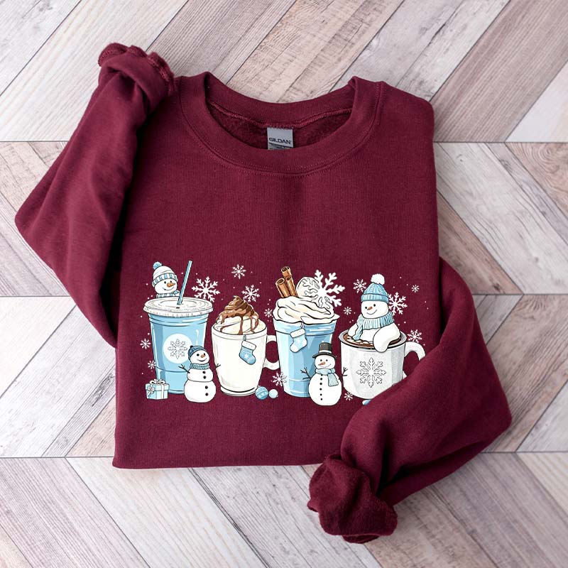 Winter Coffee Cups Sweatshirt