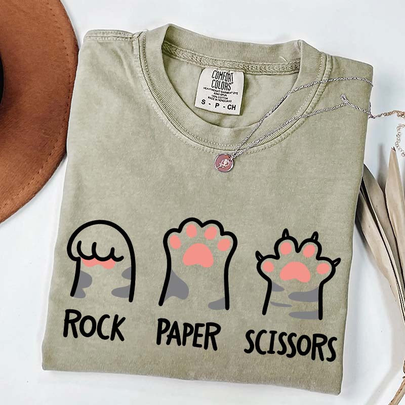 Cat Paw Print Cute T-Shirt