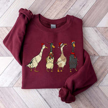 Christmas Ducks Farm Lover Sweatshirt