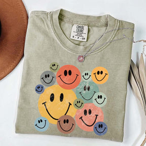 Retro Smiley Faces T-Shirt