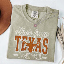 Comfort Colors She's From Texas T-Shirt