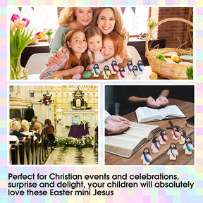 Pocket Jesus Loves You hurch Christmas Party Favors Baptism Gifts Figurines