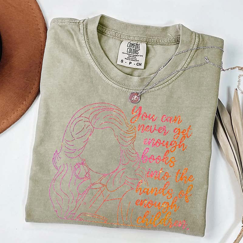 Book Dolly Parton Reading Enthusiast T-Shirt