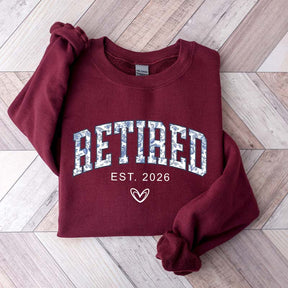 Floral Retired Est 2026 Sweatshirt
