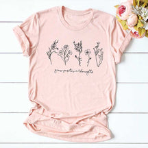 Grow Positive Thoughts Kindness Plant T-Shirt
