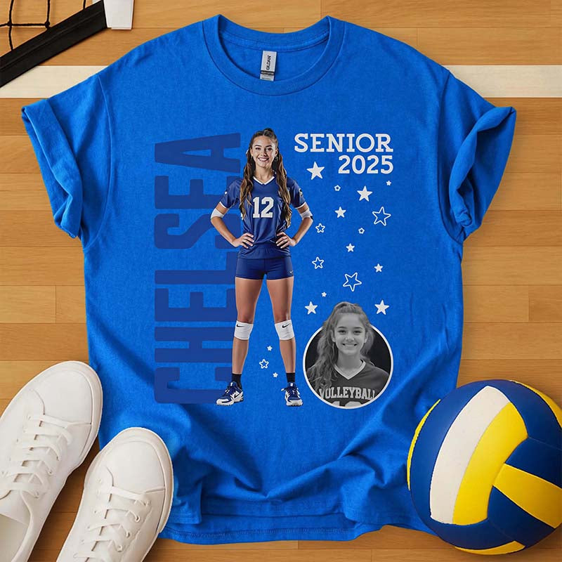 Custom Volleyball Senior T-Shirt