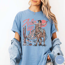 Vintage Western Comfort Colors Actin' Up T-Shirt