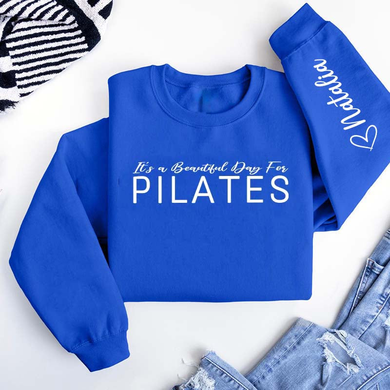 Personalized Pilates Mom Sweatshirt