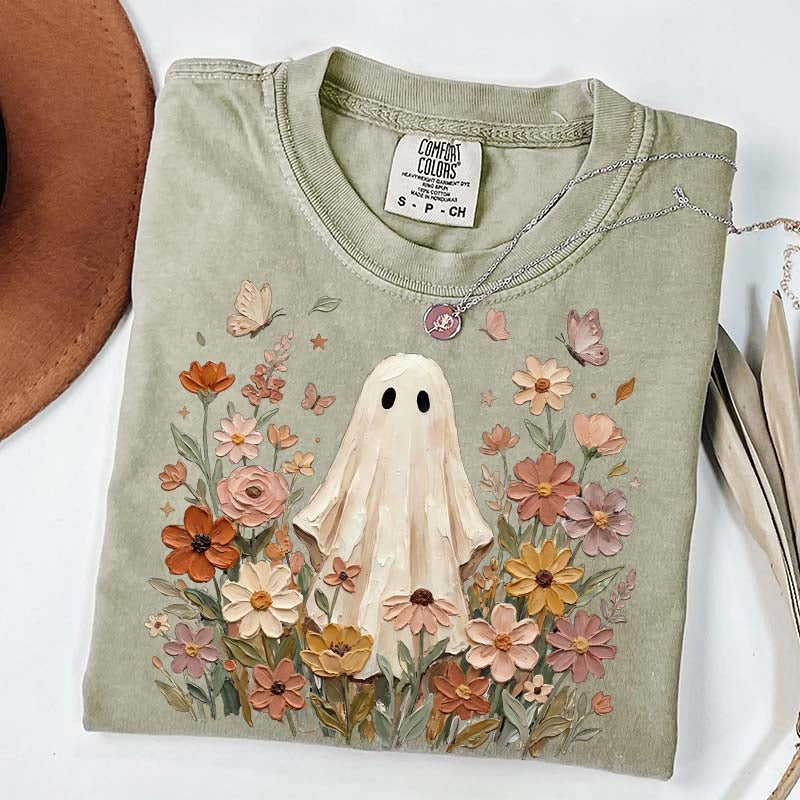 Vintage Ghost Fall Comfort Colors T-Shirt