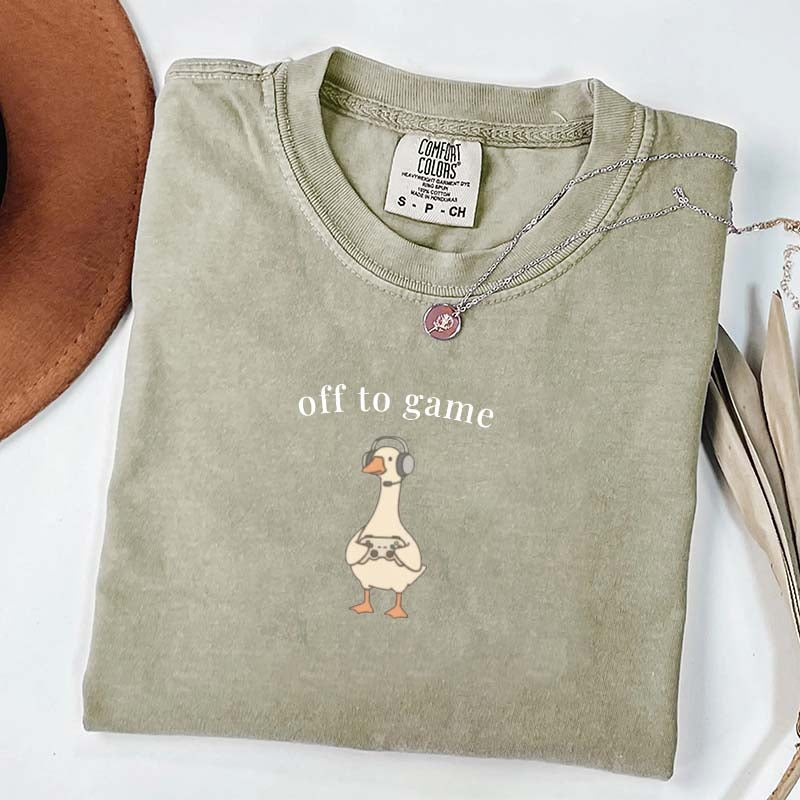 Off To Game Goose Mothers T-Shirt