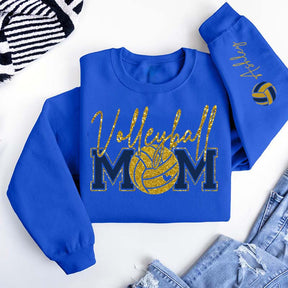Custom Volleyball Mom Printed Sweatshirt